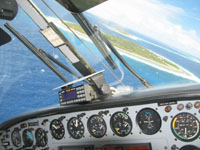 Flying over Ulithi Atoll, Yap Islands